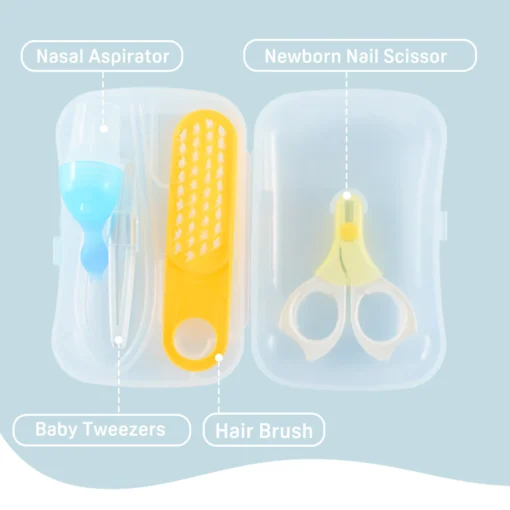 Pigeon Baby Grooming Kit – Complete Infant Care Set, Safe & BPA-Free, EN/FR/ES, Case of 20