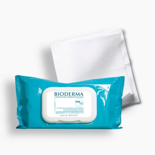 Bioderma ABCDerm Wipes - Ultra-Gentle & Hypoallergenic Cleansing Wipes for Baby's Delicate Skin, Fragrance-Free, EN/FR/ES, Case of 12