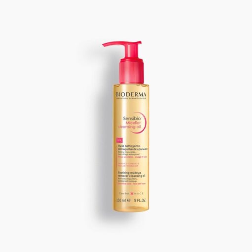Bioderma Sensibio Cleansing Oil - Gentle Makeup Remover & Hydrating Cleanser, 150ml, EN/FR/ES, Case of 40