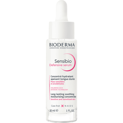 Bioderma Sensibio Defensive Serum - Strengthening & Anti-Redness Care for Sensitive Skin, 30ml, EN/FR/ES, Case of 30