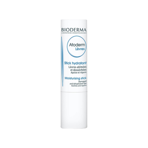 Bioderma Atoderm Lipstick – Nourishing & Protective Lip Care for Dry, Chapped Lips, Hypoallergenic & BPA-Free, 4g, EN/FR/ES, Case of 576
