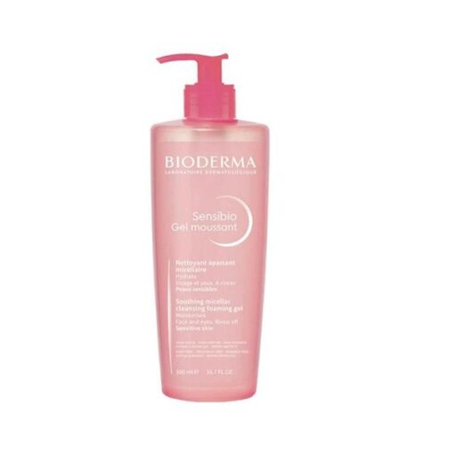 Bioderma Sensibio Foaming Gel Gentle Cleanser Sensitive Skin, EN/FR/ES, 100ml & 500ml