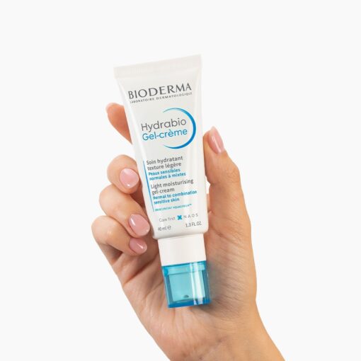 Bioderma Hydrabio Light Cream - Lightweight & Deep Hydration for Sensitive Skin (New Formula + New Look), 40ml, EN/FR/ES, Case of 128